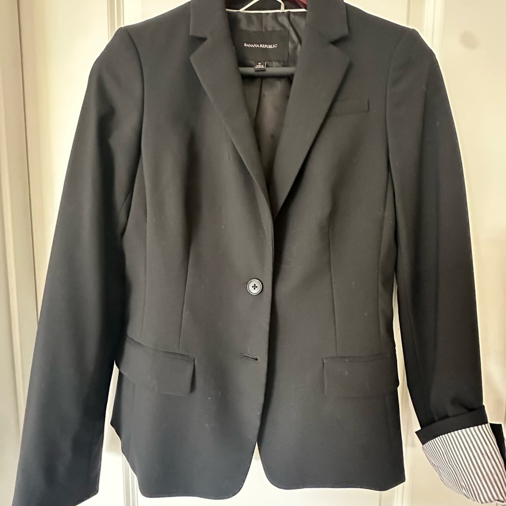 Banana Republic Classic Black Blazer